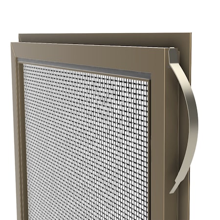 Ritescreen 48 in W x 30 in H Casement Window Screen, CA1, Aluminum Mesh, Bronze CA1-B16-MSAL-L00-H30-W48
